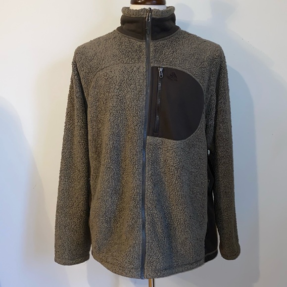 Nike ACG Fleece Full Zip Jacket Size Large Y2K - Picture 1 of 9